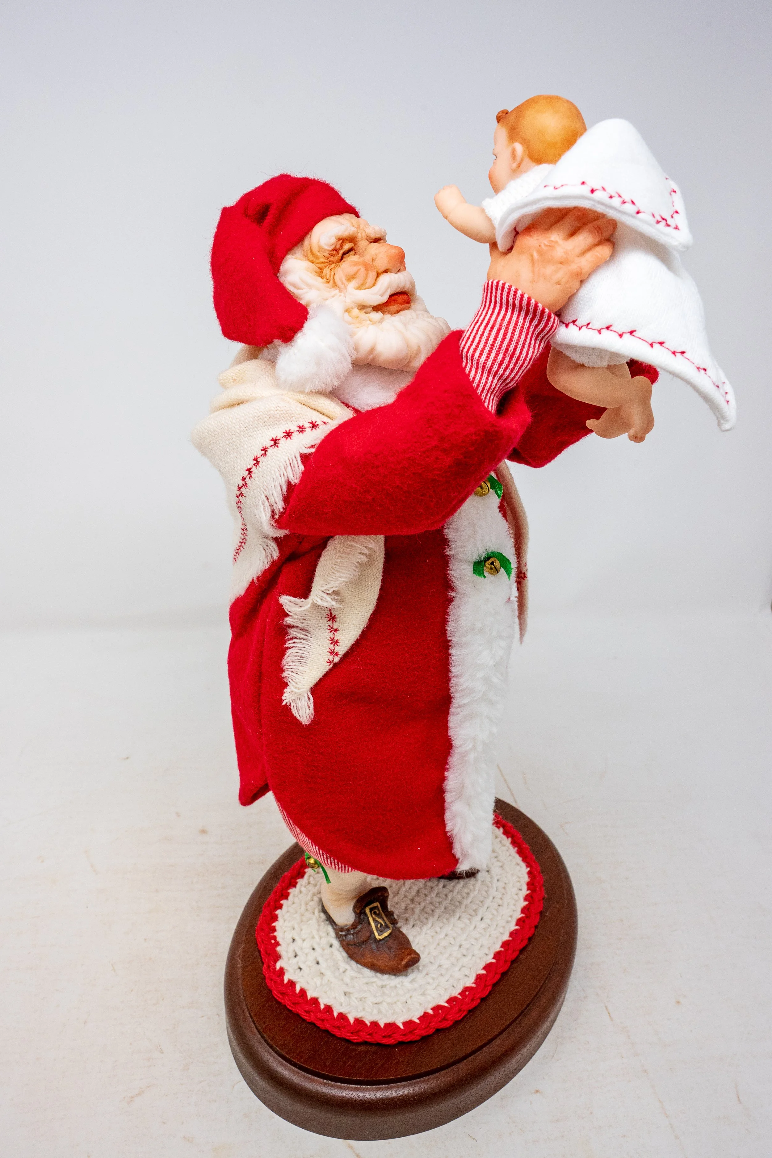 Good News Santa - Unique Belt and Boots Signed by Robert Simpich
